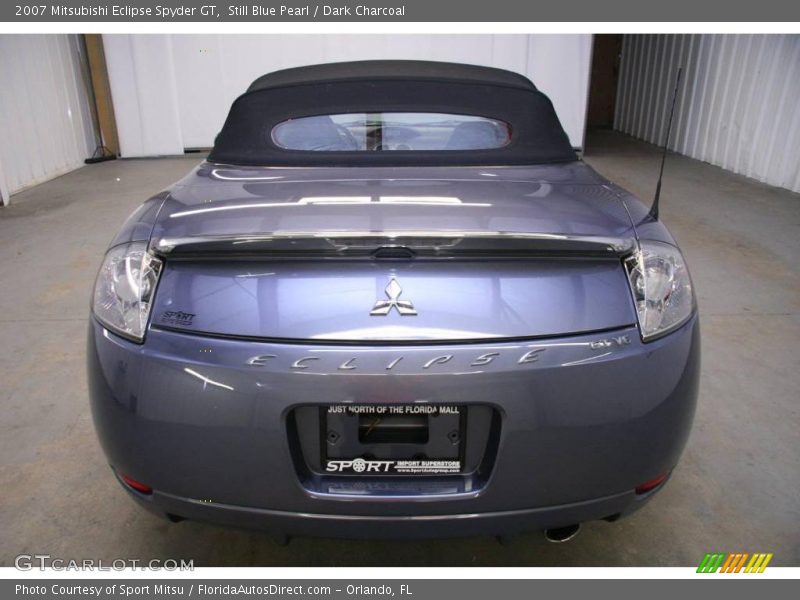 Still Blue Pearl / Dark Charcoal 2007 Mitsubishi Eclipse Spyder GT