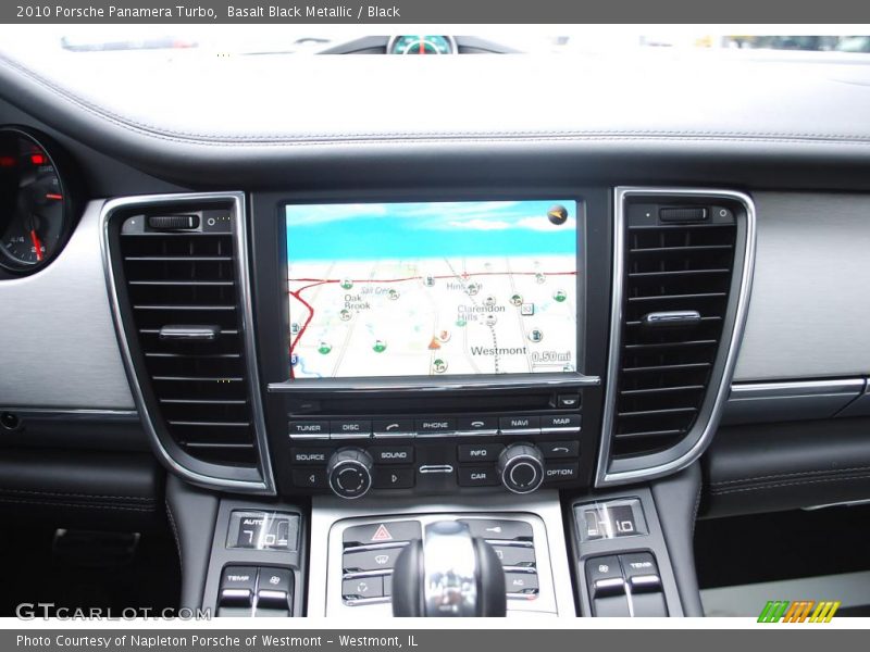 Basalt Black Metallic / Black 2010 Porsche Panamera Turbo