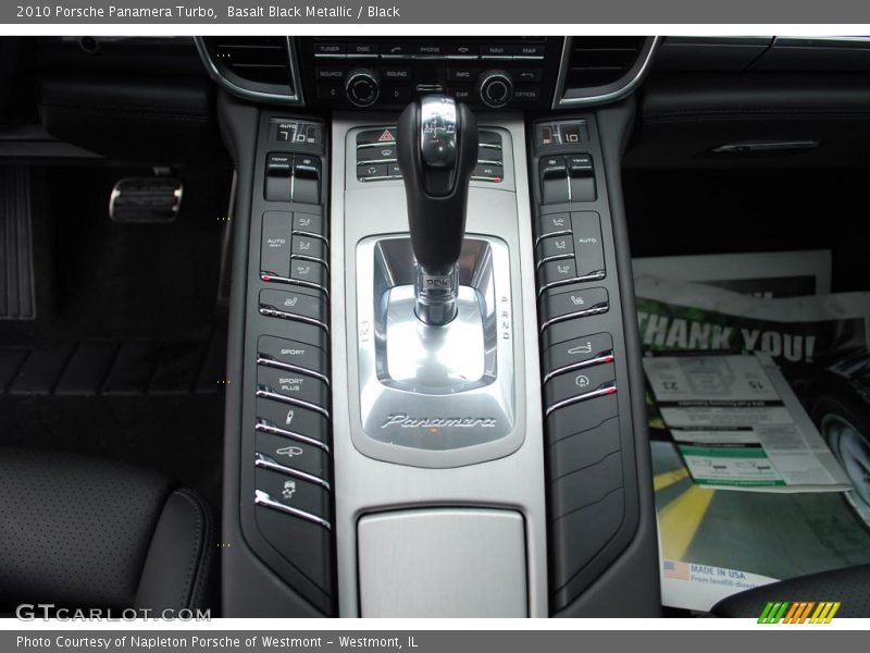 Basalt Black Metallic / Black 2010 Porsche Panamera Turbo