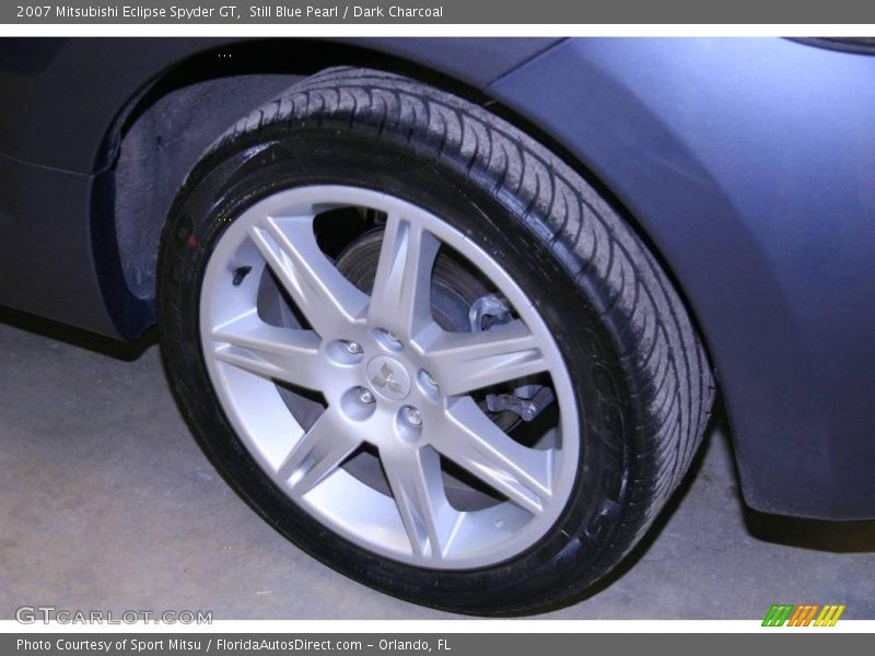 Still Blue Pearl / Dark Charcoal 2007 Mitsubishi Eclipse Spyder GT