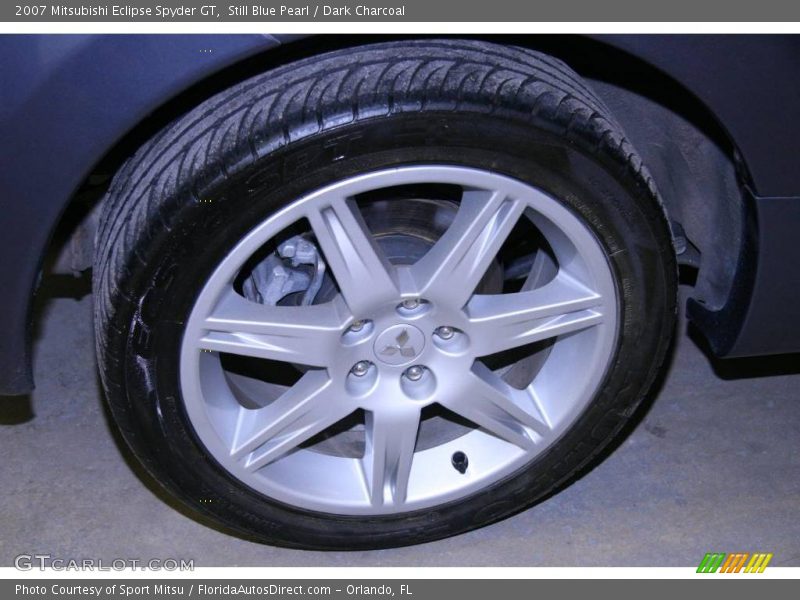 Still Blue Pearl / Dark Charcoal 2007 Mitsubishi Eclipse Spyder GT