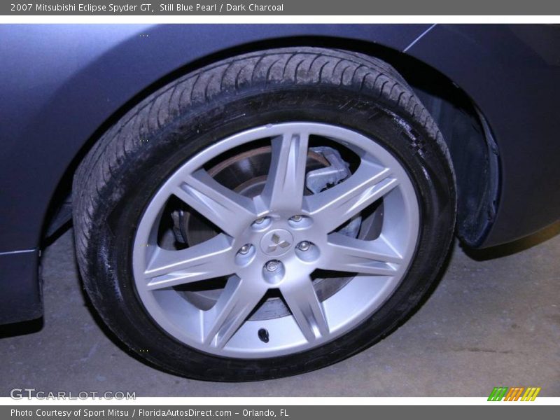 Still Blue Pearl / Dark Charcoal 2007 Mitsubishi Eclipse Spyder GT