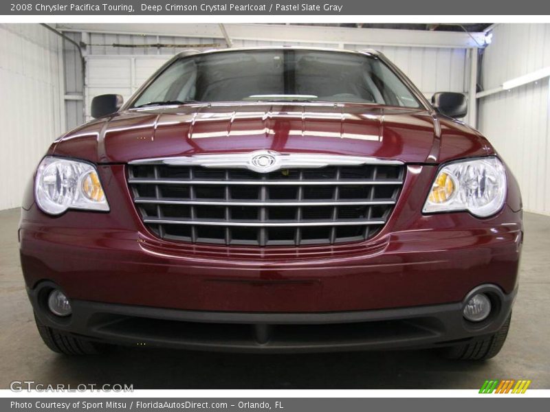 Deep Crimson Crystal Pearlcoat / Pastel Slate Gray 2008 Chrysler Pacifica Touring