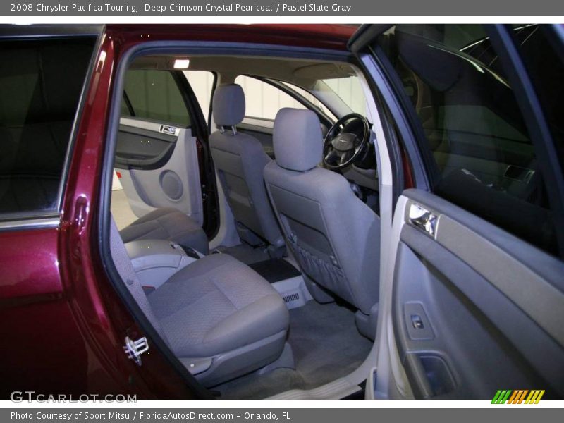 Deep Crimson Crystal Pearlcoat / Pastel Slate Gray 2008 Chrysler Pacifica Touring