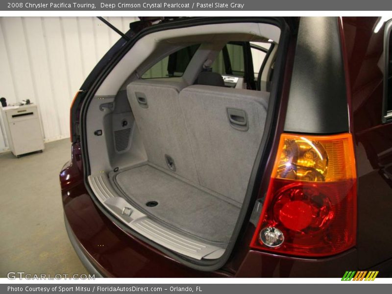 Deep Crimson Crystal Pearlcoat / Pastel Slate Gray 2008 Chrysler Pacifica Touring