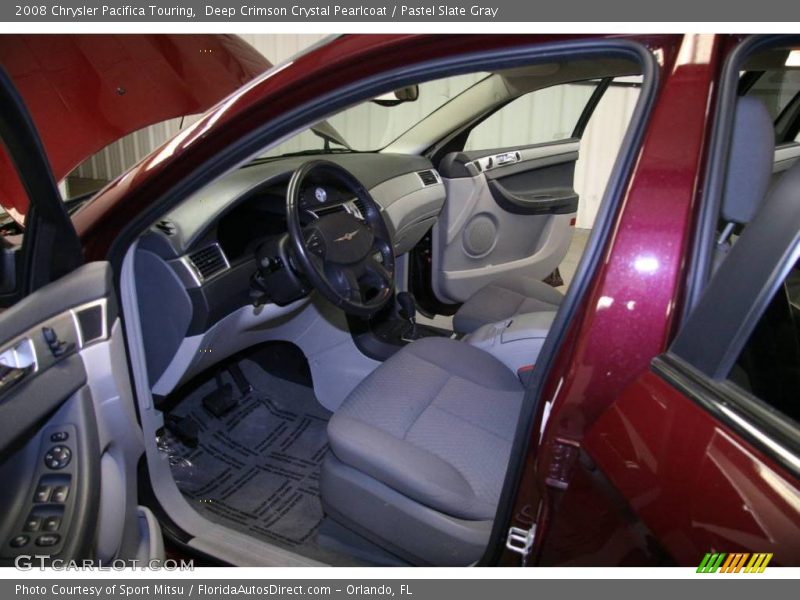 Deep Crimson Crystal Pearlcoat / Pastel Slate Gray 2008 Chrysler Pacifica Touring