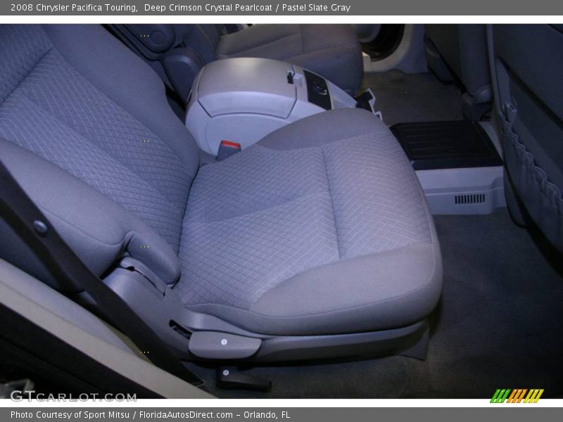 Deep Crimson Crystal Pearlcoat / Pastel Slate Gray 2008 Chrysler Pacifica Touring
