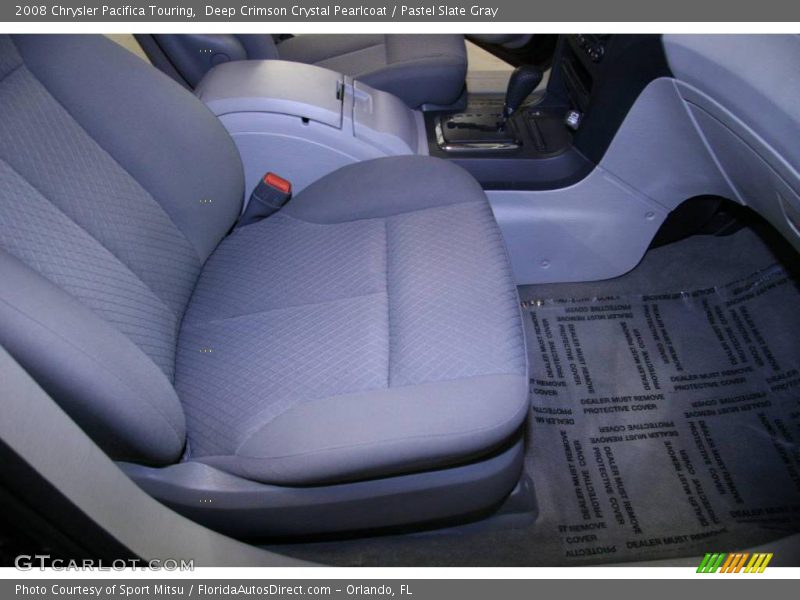 Deep Crimson Crystal Pearlcoat / Pastel Slate Gray 2008 Chrysler Pacifica Touring