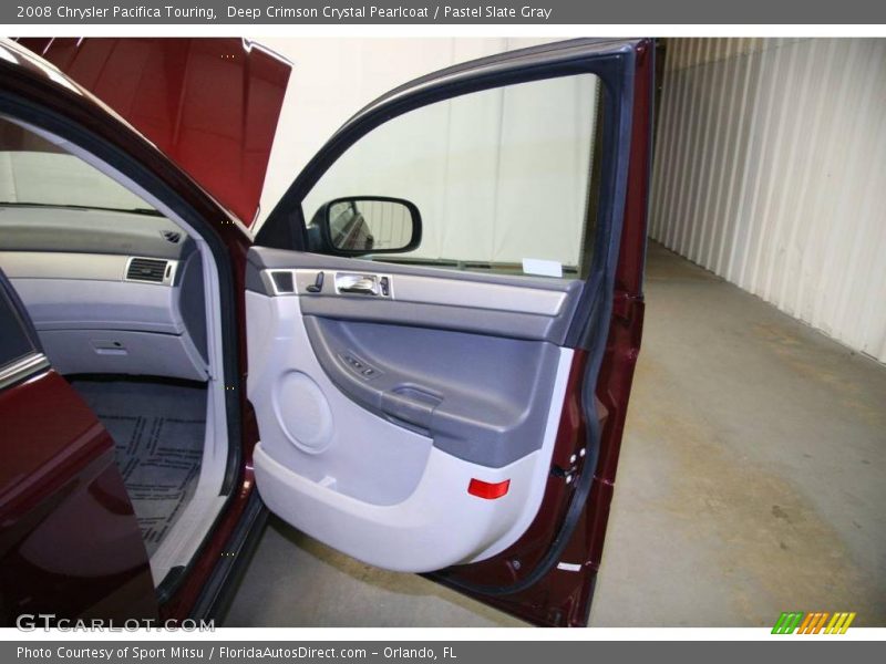 Deep Crimson Crystal Pearlcoat / Pastel Slate Gray 2008 Chrysler Pacifica Touring