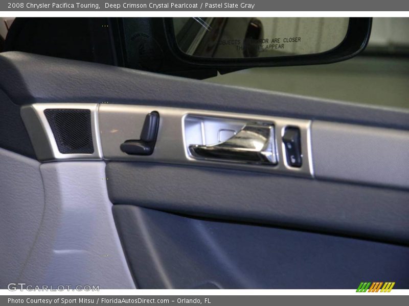 Deep Crimson Crystal Pearlcoat / Pastel Slate Gray 2008 Chrysler Pacifica Touring