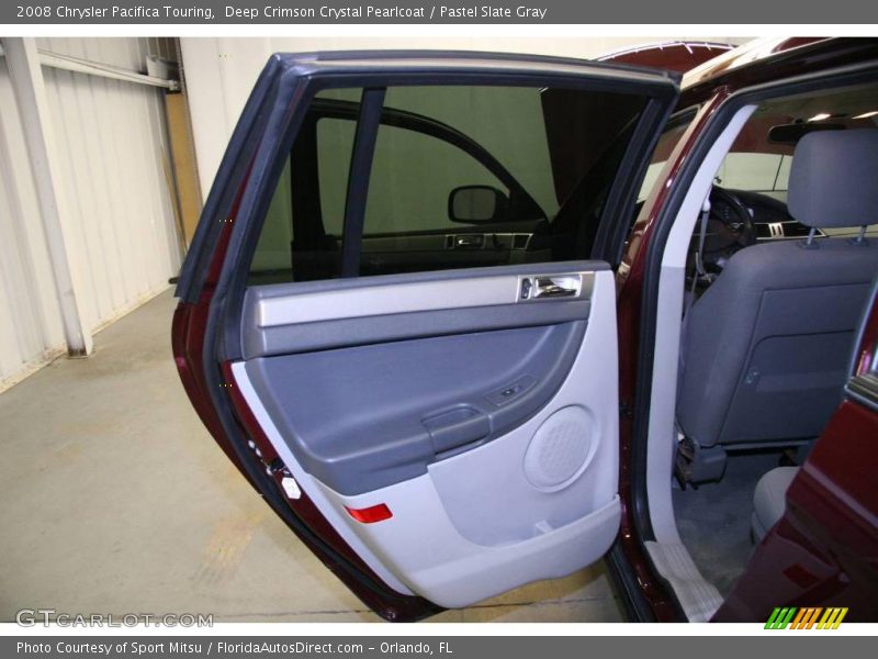 Deep Crimson Crystal Pearlcoat / Pastel Slate Gray 2008 Chrysler Pacifica Touring