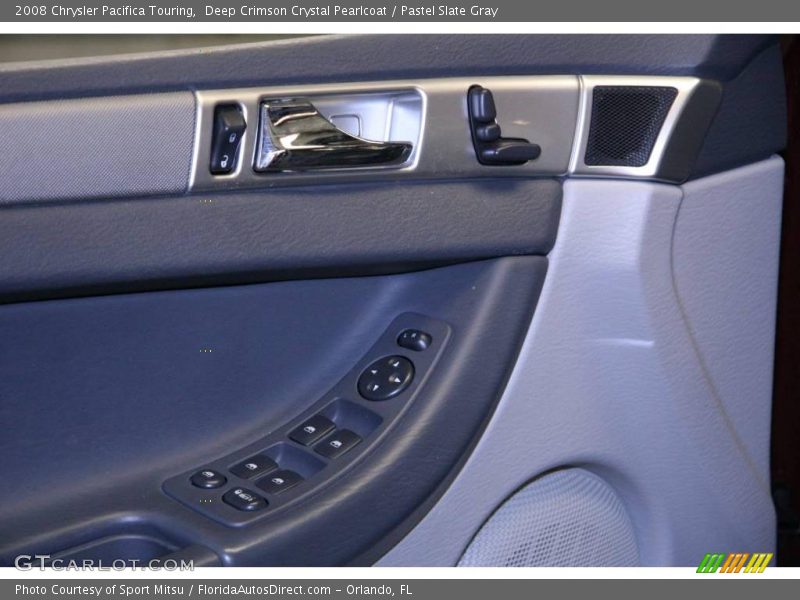 Deep Crimson Crystal Pearlcoat / Pastel Slate Gray 2008 Chrysler Pacifica Touring