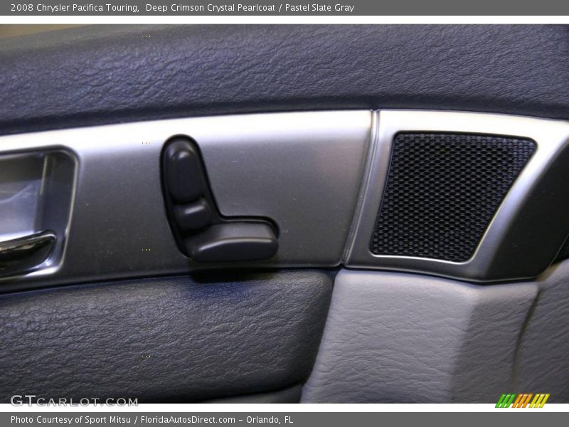 Deep Crimson Crystal Pearlcoat / Pastel Slate Gray 2008 Chrysler Pacifica Touring
