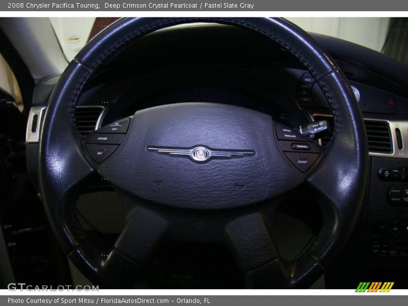 Deep Crimson Crystal Pearlcoat / Pastel Slate Gray 2008 Chrysler Pacifica Touring