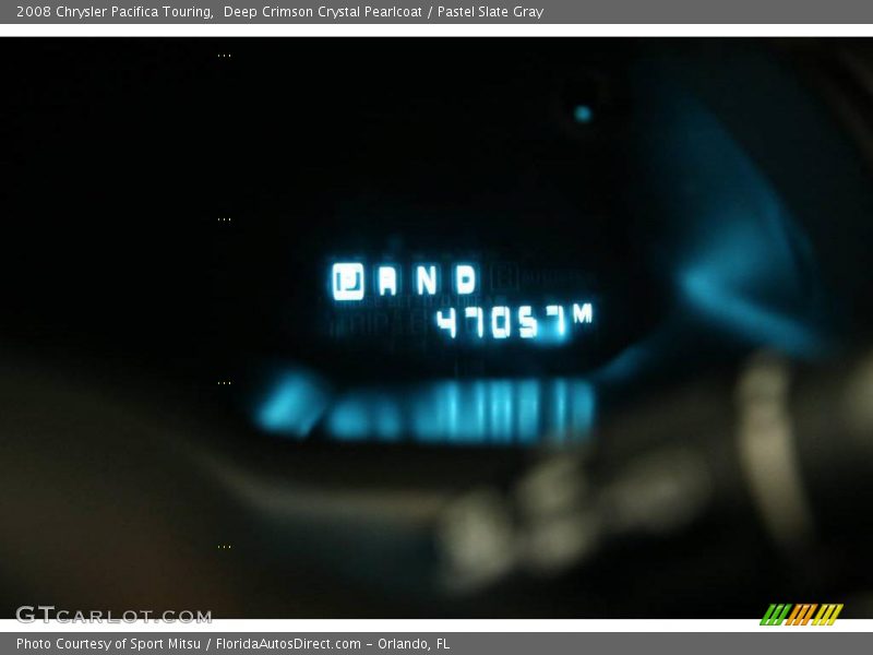 Deep Crimson Crystal Pearlcoat / Pastel Slate Gray 2008 Chrysler Pacifica Touring