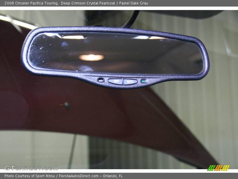 Deep Crimson Crystal Pearlcoat / Pastel Slate Gray 2008 Chrysler Pacifica Touring