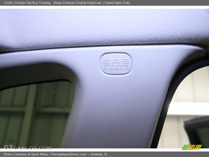 Deep Crimson Crystal Pearlcoat / Pastel Slate Gray 2008 Chrysler Pacifica Touring