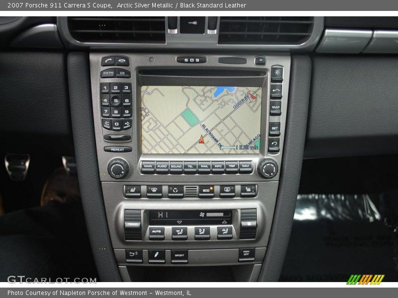 Arctic Silver Metallic / Black Standard Leather 2007 Porsche 911 Carrera S Coupe