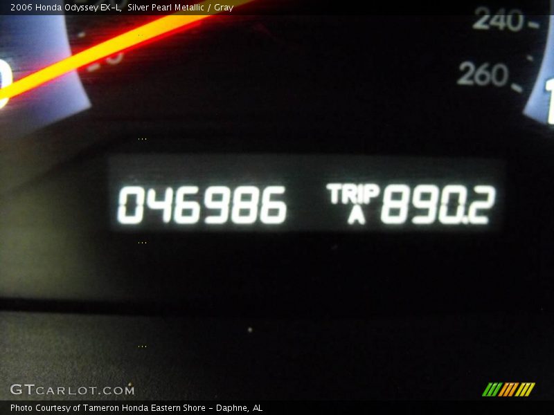 Silver Pearl Metallic / Gray 2006 Honda Odyssey EX-L
