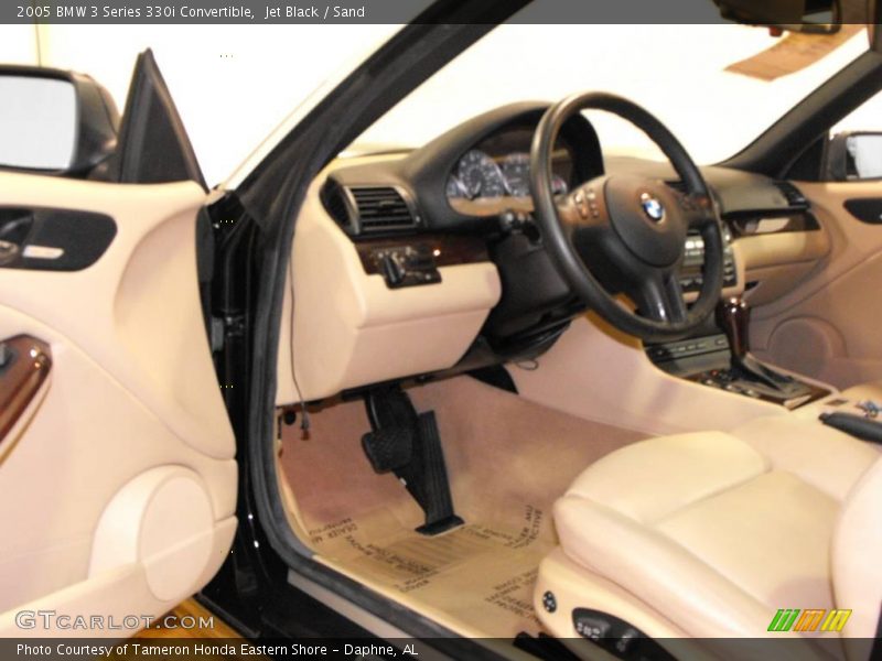 Jet Black / Sand 2005 BMW 3 Series 330i Convertible