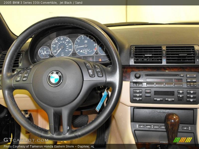 Jet Black / Sand 2005 BMW 3 Series 330i Convertible