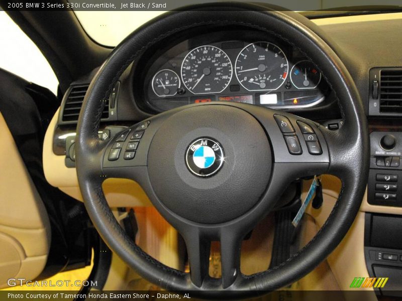 Jet Black / Sand 2005 BMW 3 Series 330i Convertible