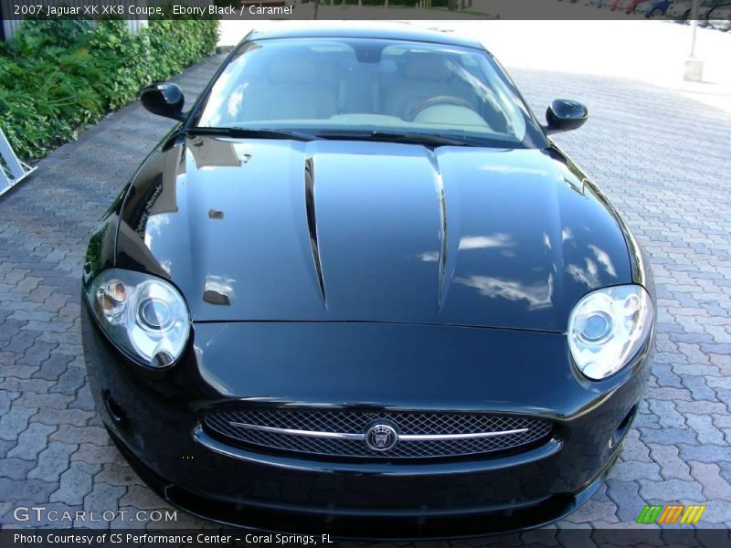 Ebony Black / Caramel 2007 Jaguar XK XK8 Coupe