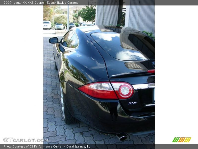 Ebony Black / Caramel 2007 Jaguar XK XK8 Coupe
