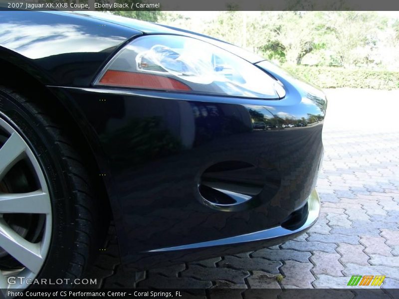 Ebony Black / Caramel 2007 Jaguar XK XK8 Coupe