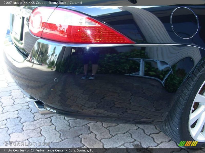 Ebony Black / Caramel 2007 Jaguar XK XK8 Coupe