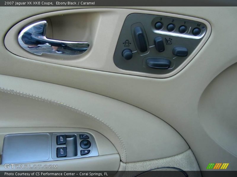Ebony Black / Caramel 2007 Jaguar XK XK8 Coupe