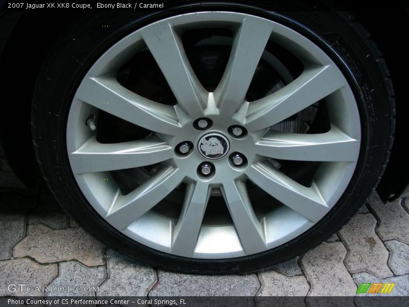 Ebony Black / Caramel 2007 Jaguar XK XK8 Coupe