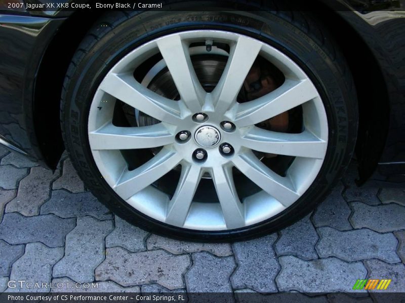 Ebony Black / Caramel 2007 Jaguar XK XK8 Coupe