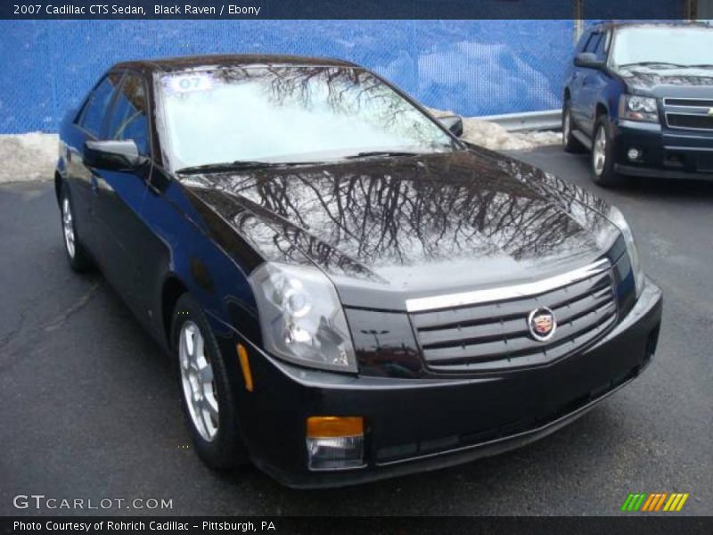 Black Raven / Ebony 2007 Cadillac CTS Sedan