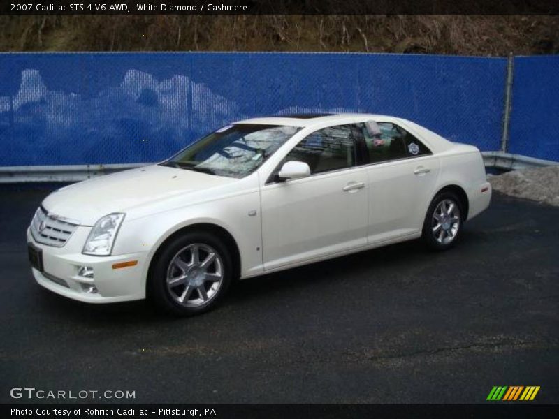 White Diamond / Cashmere 2007 Cadillac STS 4 V6 AWD