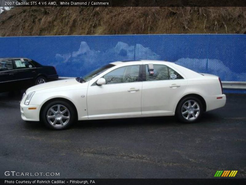White Diamond / Cashmere 2007 Cadillac STS 4 V6 AWD
