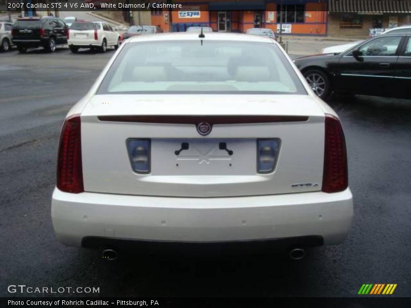 White Diamond / Cashmere 2007 Cadillac STS 4 V6 AWD