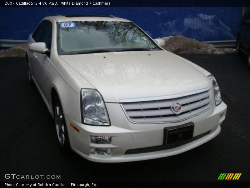 White Diamond / Cashmere 2007 Cadillac STS 4 V6 AWD