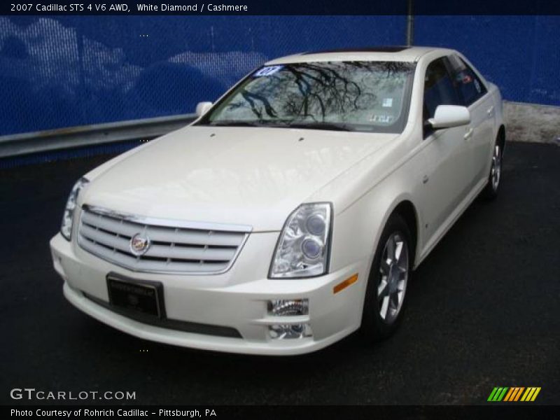 White Diamond / Cashmere 2007 Cadillac STS 4 V6 AWD