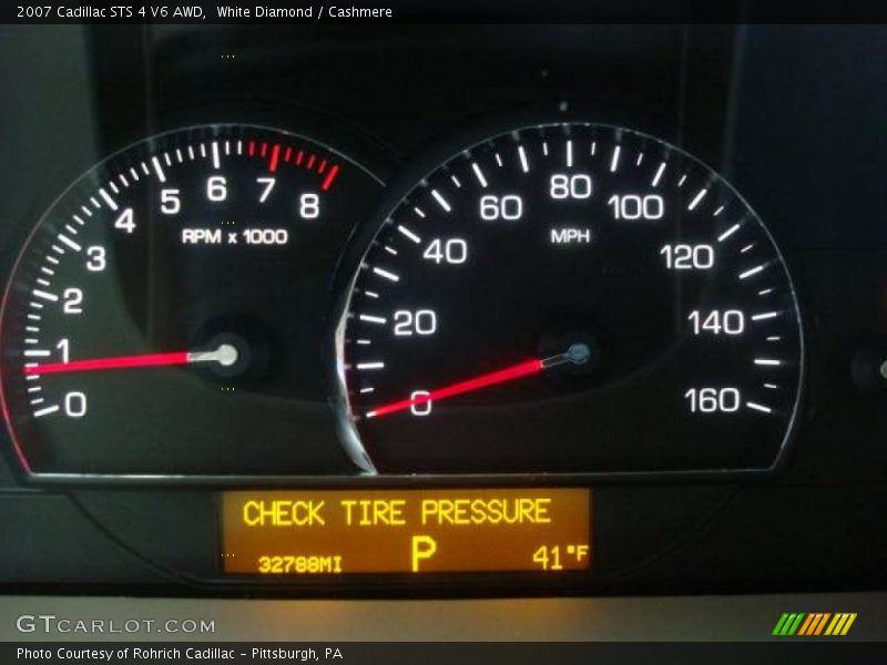 White Diamond / Cashmere 2007 Cadillac STS 4 V6 AWD