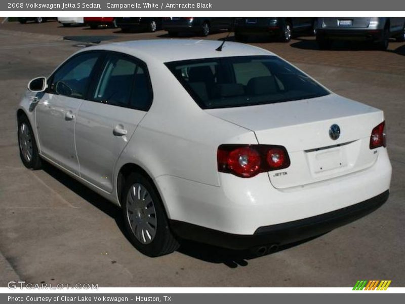 Campanella White / Anthracite Black 2008 Volkswagen Jetta S Sedan