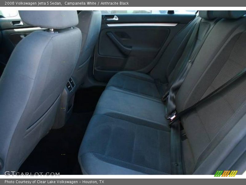 Campanella White / Anthracite Black 2008 Volkswagen Jetta S Sedan