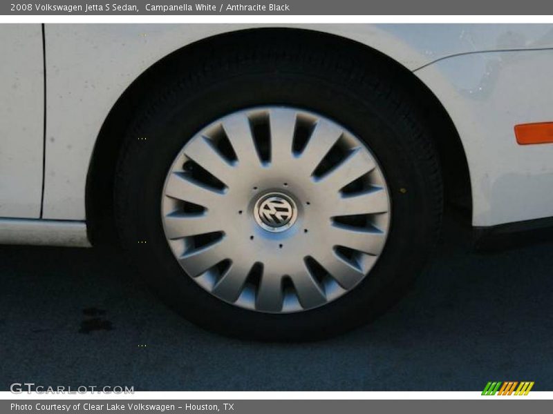 Campanella White / Anthracite Black 2008 Volkswagen Jetta S Sedan