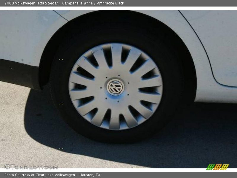 Campanella White / Anthracite Black 2008 Volkswagen Jetta S Sedan