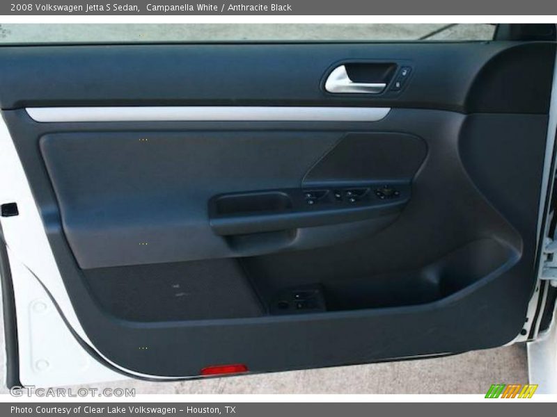 Campanella White / Anthracite Black 2008 Volkswagen Jetta S Sedan