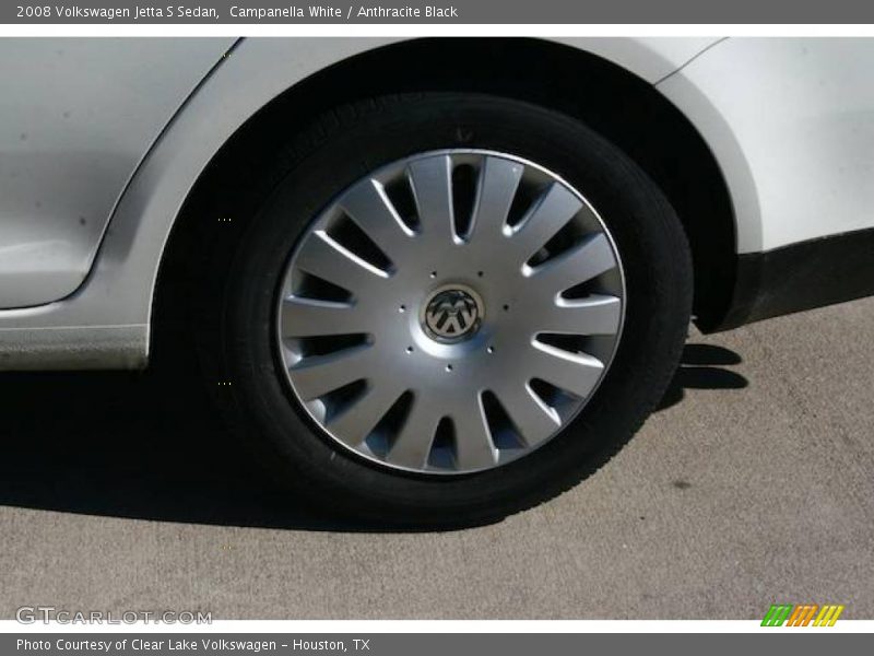 Campanella White / Anthracite Black 2008 Volkswagen Jetta S Sedan