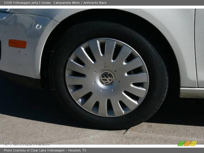 Campanella White / Anthracite Black 2008 Volkswagen Jetta S Sedan