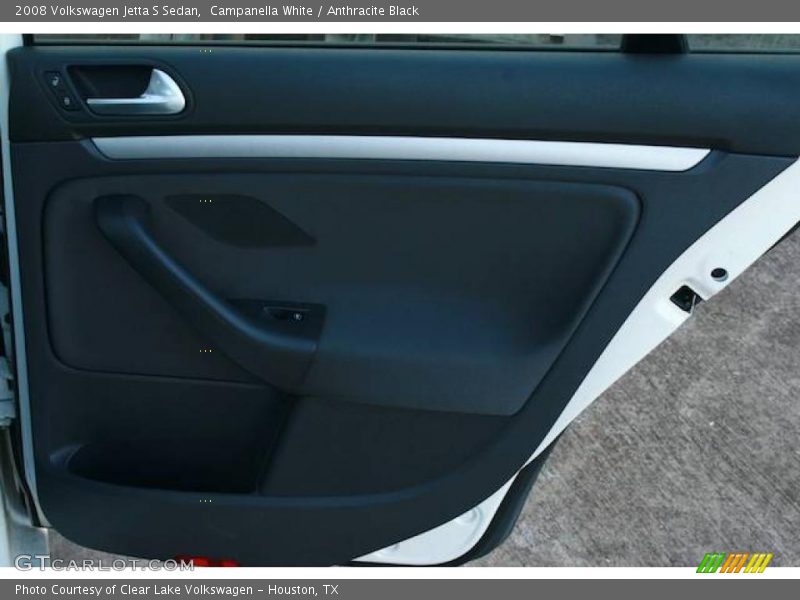 Campanella White / Anthracite Black 2008 Volkswagen Jetta S Sedan