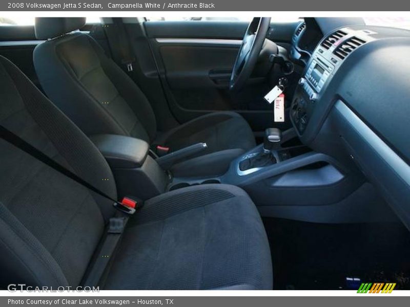 Campanella White / Anthracite Black 2008 Volkswagen Jetta S Sedan