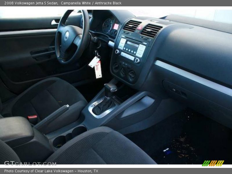 Campanella White / Anthracite Black 2008 Volkswagen Jetta S Sedan